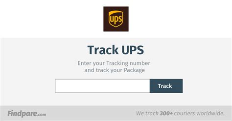 ups package tracking.